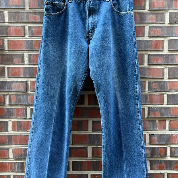 [34x30] 리바이스 517 부츠컷 데님 팬츠 플레어 청바지