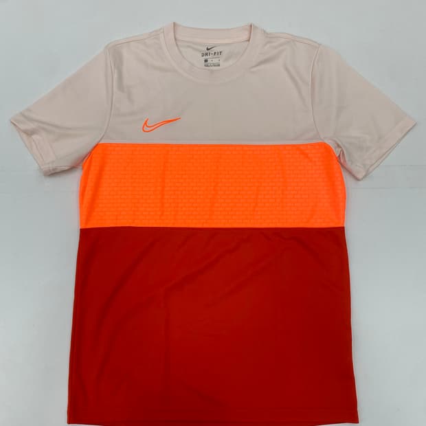 나이키 드라이핏 반팔 티셔츠 오렌지 / 베이지 (L)