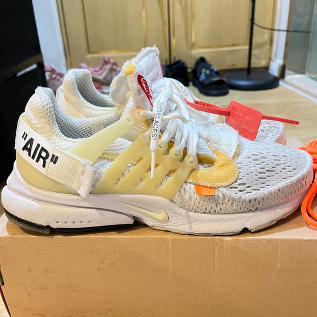 (280mm) 더텐 나이키 X 오프화이트 프레스토 화이트