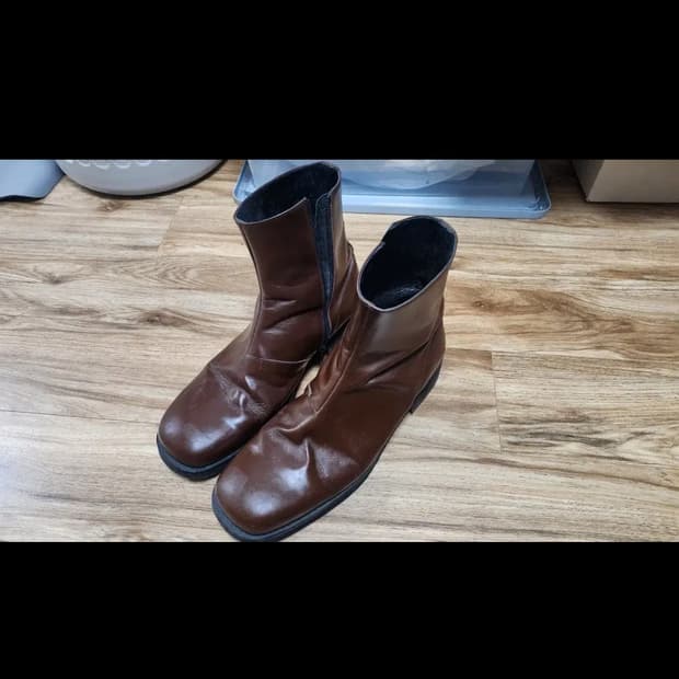 로맨틱무브 남성 스퀘어토 부츠 브라운 285