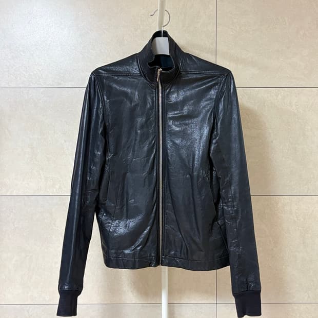 릭오웬스 램스킨 레더자켓