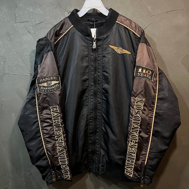 [M] HARLEY DAVIDSON 할리데이비슨 110주년 봄버 자켓