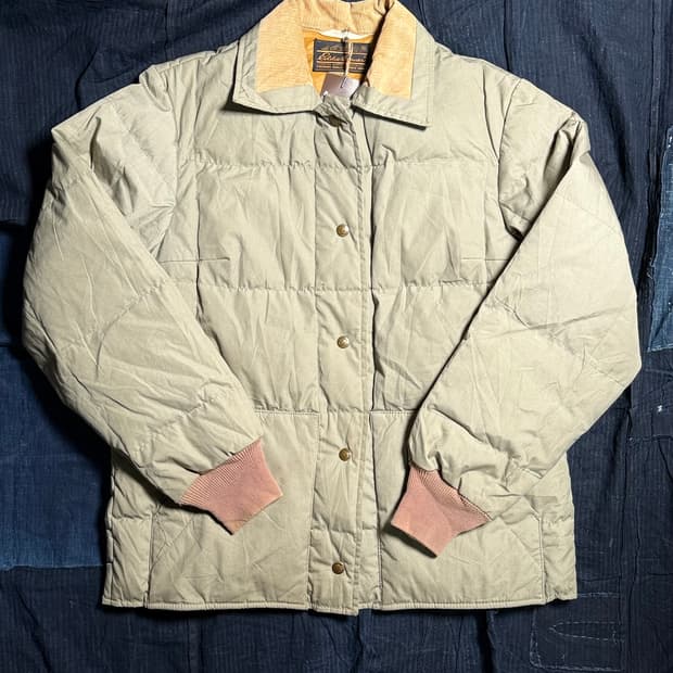 80‘s 에디바우어 구스다운 스냅자켓 L