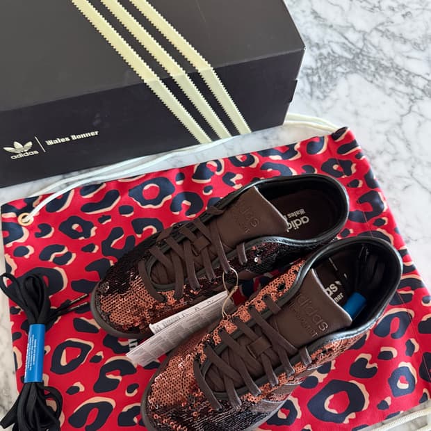 아디다스 X 웨일스보너 KARINTHA 시퀸 스니커즈 