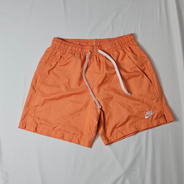 나이키 NSW 우븐 스윔쇼츠 반바지 숏팬츠 오렌지 M