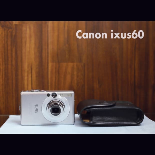 <레어><한글>캐논 익서스 ixus 60 실버 빈티지 디카