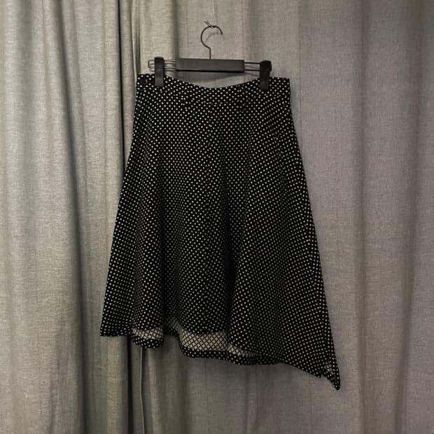 Yohji yamamoto 도트스커트