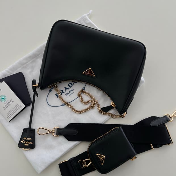 프라다 리에디션 사피아노 멀티 호보백