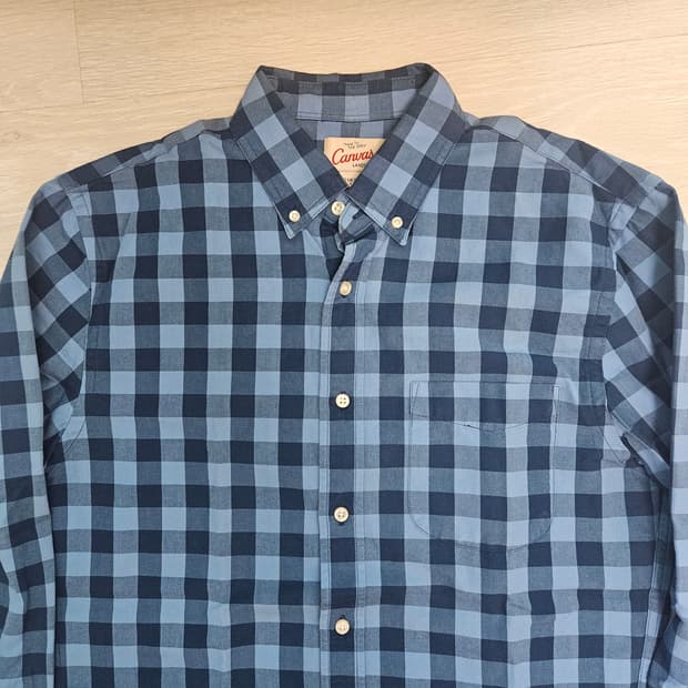 랜즈엔드 Lands' End 체크 셔츠 S 95~100