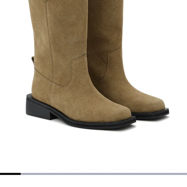 DEINET NATURAL SUEDE BIKER BOOTS 베이지 250