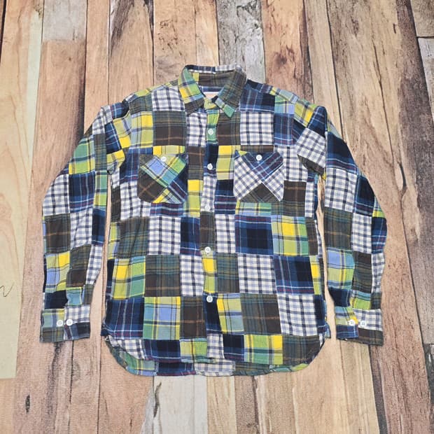 JPN BEAMS BOY 패치워크셔츠