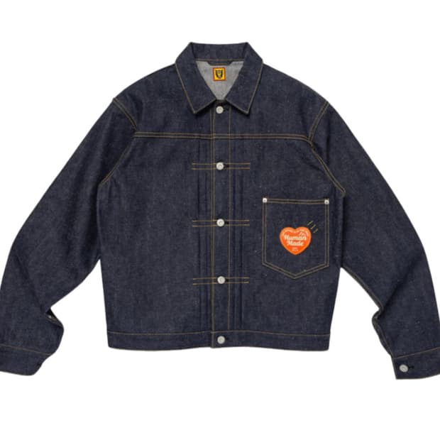 휴먼메이드 데님 자켓 패스트 인디고 M사이즈