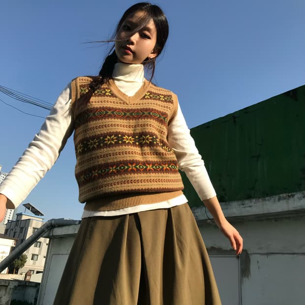 폴햄 빈티지 베스트