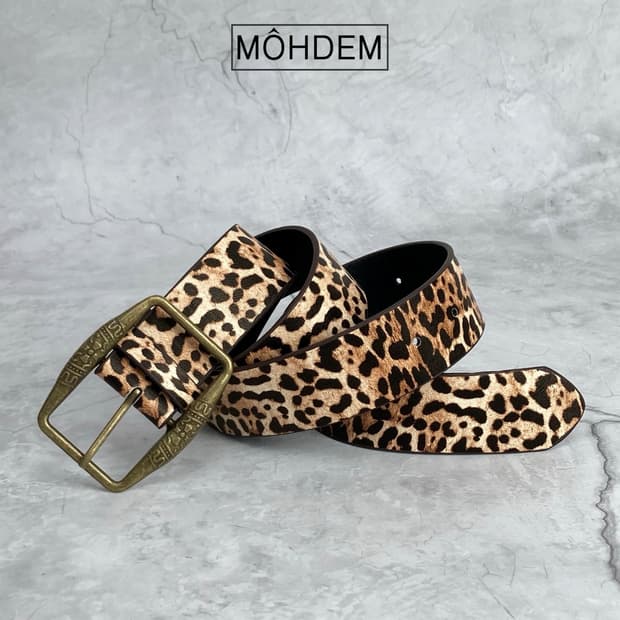 [Unisex] 에스닉 레오파드 호피 벨트