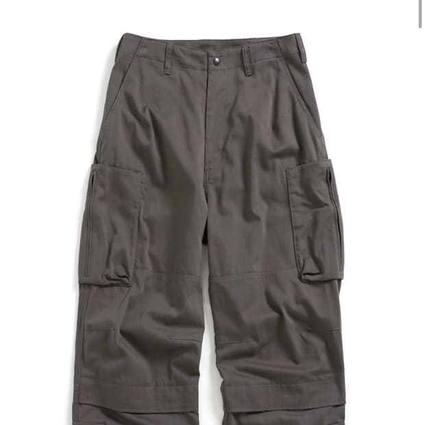 해칭룸 집 카고 워크 팬츠 머드 브라운 XS / 택포