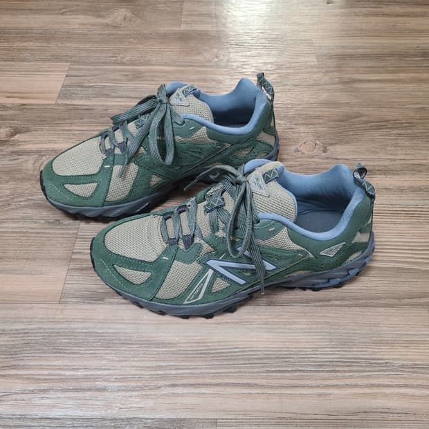 (235) 뉴발란스 ML610 다크 카모 올리브 그린 운동화 신발