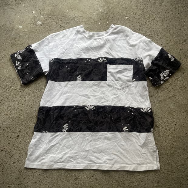 (Japanese vintage)lettering pocket t