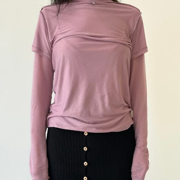 베이스레인지 롱 슬리브 티셔츠