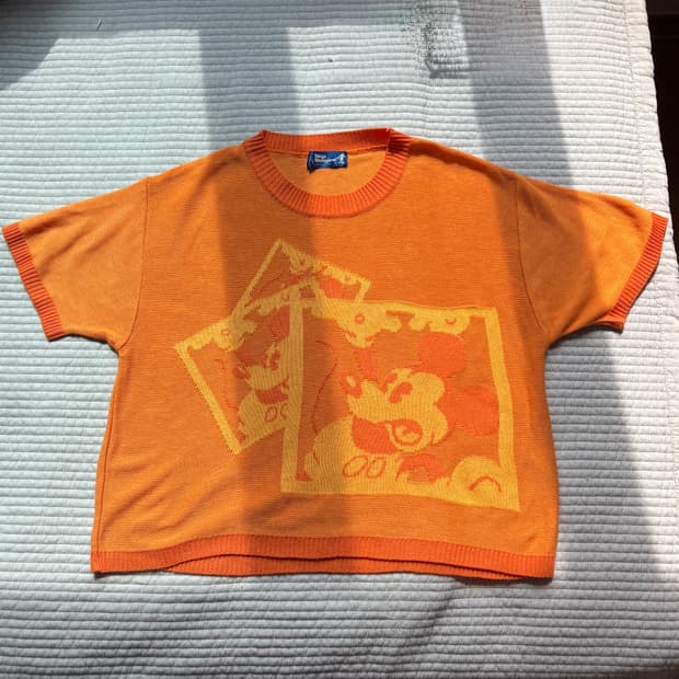 도쿄디즈니랜드 빈티지 니트