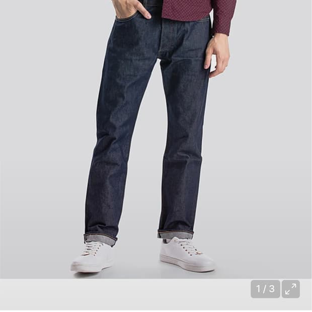 리바이스 501 오리지널 데님 Made in USA