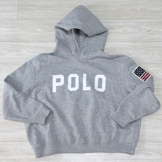 Polo Ralph Lauren logo hoodie 성조기 패치 