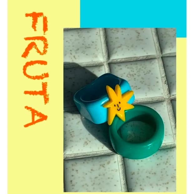 프루타 반지 2개세트