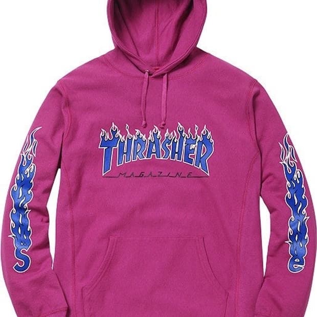 Supreme × Thrasher hooded