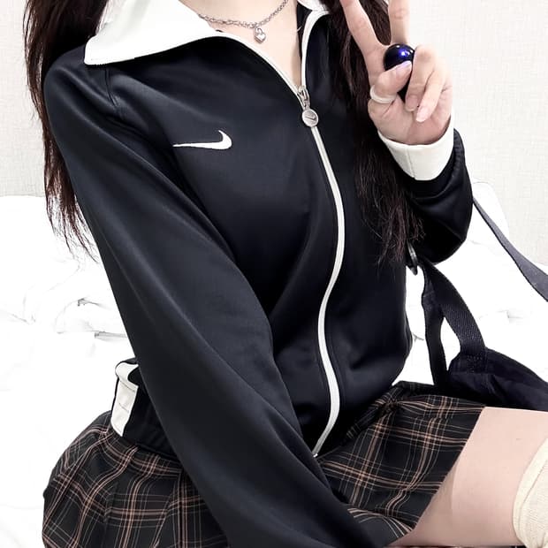 나이키 스우시 블랙 져지