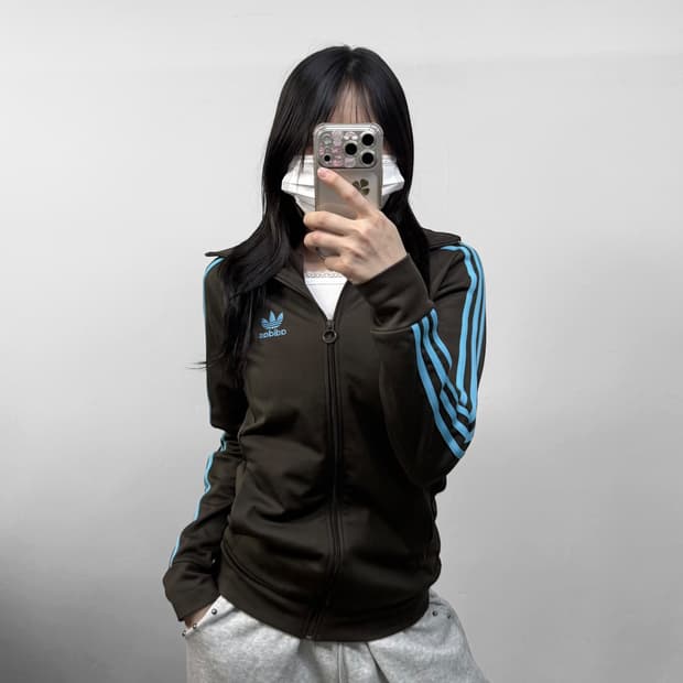 아디다스 유로파 트랙탑 져지 민트초코
