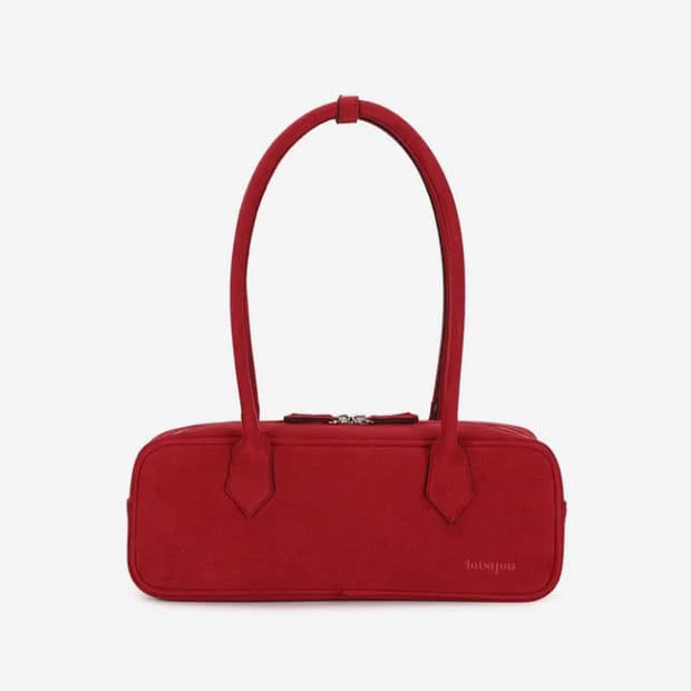 랏츠유 스웨이드 숄더백