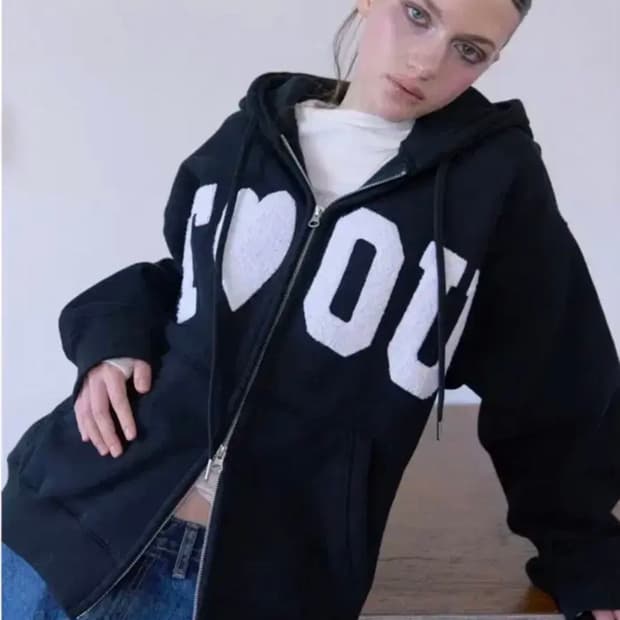 새상품) 더오유 후드집업