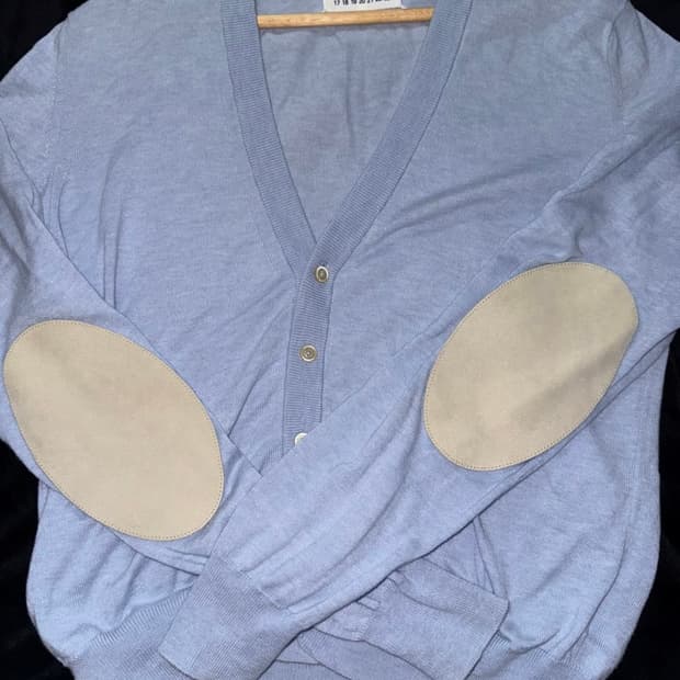 마르지엘라 엘보우 패치 가디건