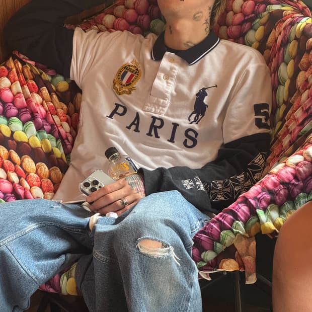 폴로 랄프로렌 치프키프 반팔 카라티 화이트 파리