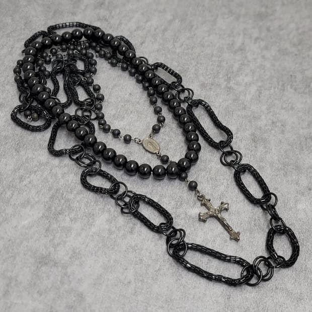 rosario necklace set