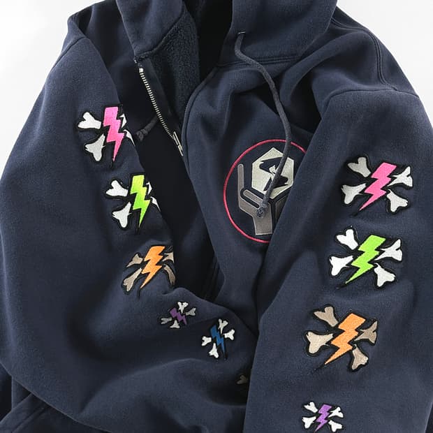 (Rare)언더커버 X 섭웨어 X 레콘 크로스본 볼트 후드 집업