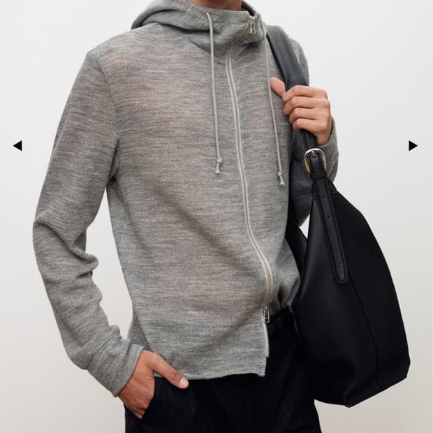 토니웩 울 라이트 후드집업 그레이xl
