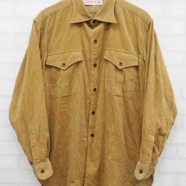 Niceness Fripp 코듀로이 셔츠