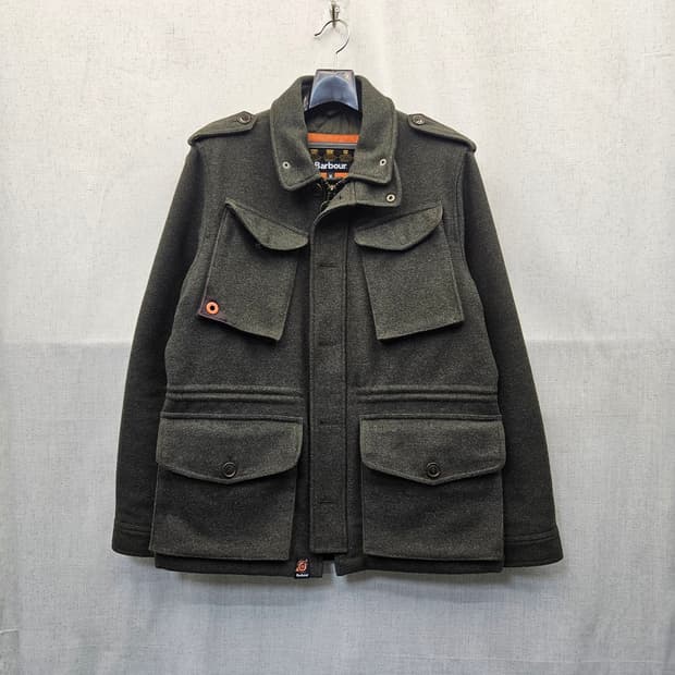 Barbour 울 필드 자켓 .415