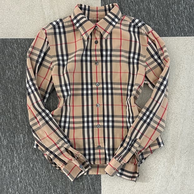 버버리 노바체크 셔츠 