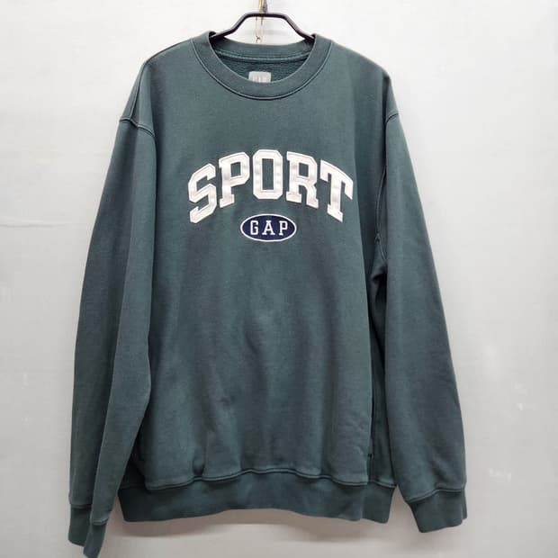 GAP 스포츠 빅로고 포켓 맨투맨 M(XL)