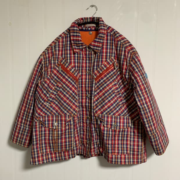 OILILY 체크패턴 패딩 점퍼