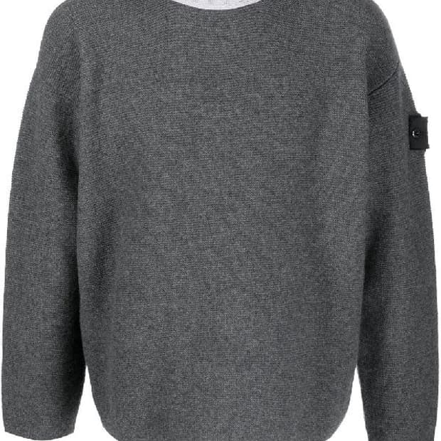 스톤 쉐도우프로젝트 퓨어 울 크루넥 니트