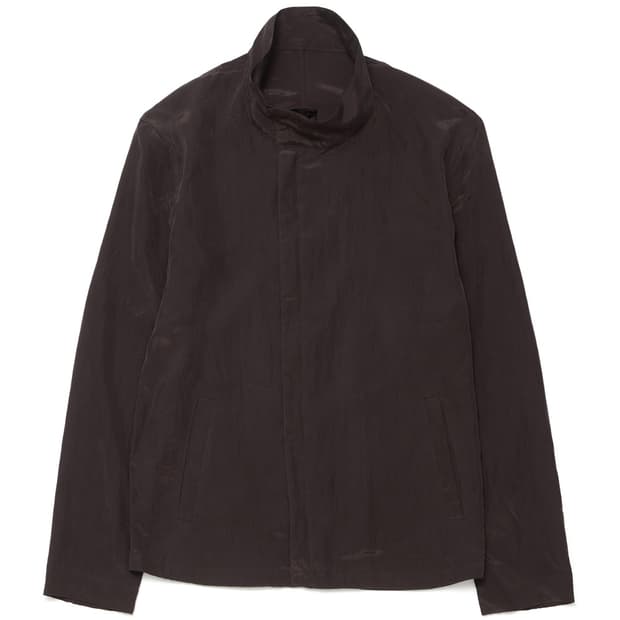 해칭룸 하이넥 셔켓 버건디 3