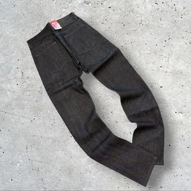 [29] 네이키드앤페이머스 블랙 셀비지 데님 팬츠 청바지 D584