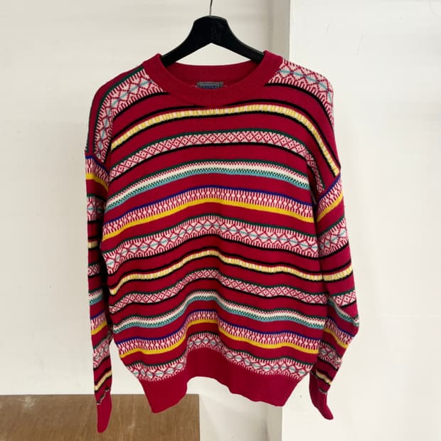 겐조 페어 아일 니트