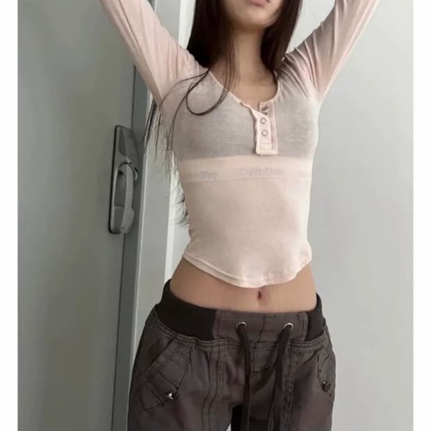 사토미라디오 텐셀 스냅탑 핑크