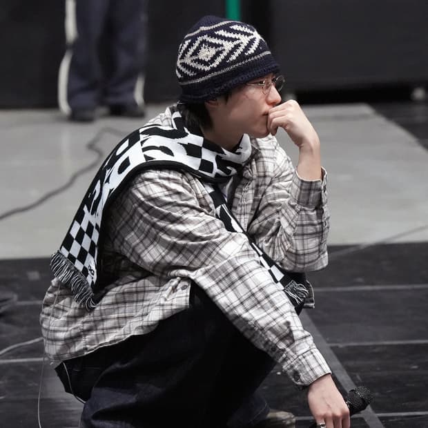 케이블아미 울 자카드 와치캡 니트 햇