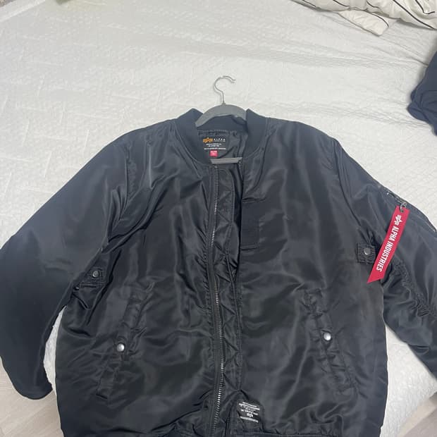 알파인더스트리 MA-1 항공점퍼 블랙 2XL