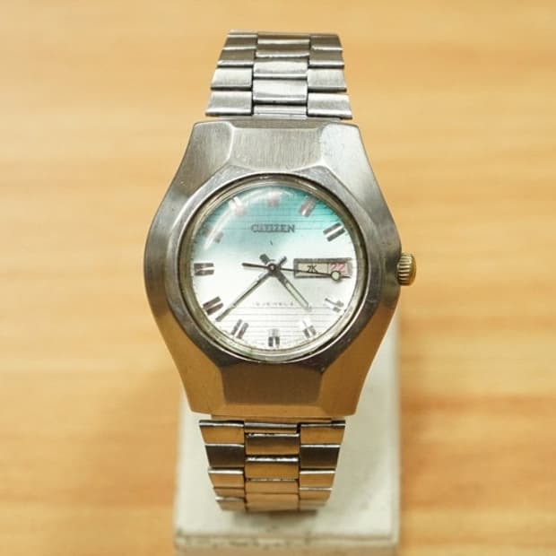 70s 시티즌 쟈가포커스 다이얼 수동 시계