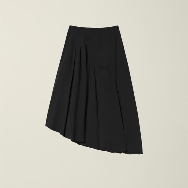 누마레 EE 스커트 LONG ASYMMETY BALLOON SKIRT